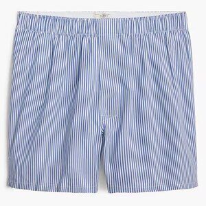 J Crew Patterned boxers XL Stripe Royal Blue Color